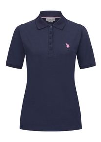 U.S. Polo Assn. Damen Poloshirt kurzarm aus Baumwoll-Elasthan