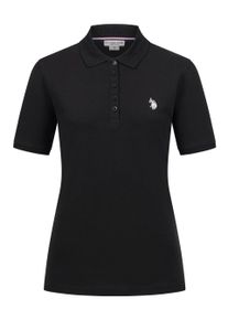 U.S. Polo Assn. Damen Poloshirt kurzarm aus Baumwoll-Elasthan