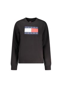 Tommy Hilfiger Schwarzes Baumwoll-Damen-Sweatshirt