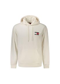 Tommy Hilfiger Wei&szlig;es Baumwoll-Herren Kapuzensweatshirt