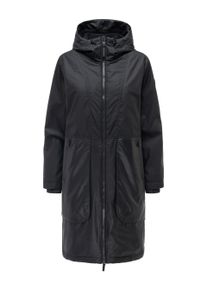 Navahoo Damen Parka &Uuml;bergangsjacke Edelumhang mit Kapuze