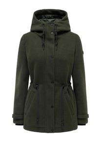 Navahoo Damen &Uuml;bergangsjacke L&auml;chelstern mit Kapuze in Wolle-Optik