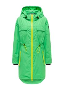 Marikoo Damen Mantel &Uuml;bergangsjacke Tr&uuml;ffelbonbon mit Kapuze
