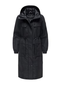 Navahoo Damen Parka &Uuml;bergangsjacke Kirschwind mit Kapuze