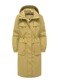 Navahoo Damen Parka &Uuml;bergangsjacke Kirschwind mit Kapuze