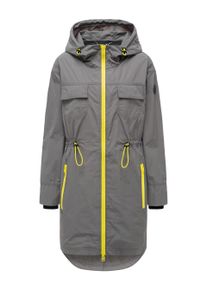Marikoo Damen Mantel &Uuml;bergangsjacke Tr&uuml;ffelbonbon mit Kapuze