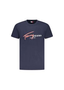 Tommy Hilfiger Blaues Baumwoll-Herren-T-Shirt