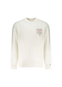 Tommy Hilfiger Wei&szlig;es Baumwoll Herren Sweatshirt