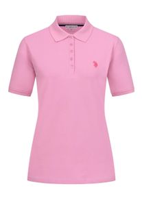 U.S. Polo Assn. Damen Poloshirt kurzarm aus Baumwoll-Elasthan