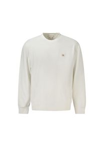 Calvin Klein Wei&szlig;es Baumwoll-Herren-Sweatshirt