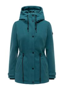 Navahoo Damen &Uuml;bergangsjacke L&auml;chelstern mit Kapuze in Wolle-Optik