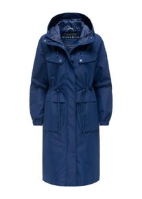 Navahoo Damen Parka &Uuml;bergangsjacke Kirschwind mit Kapuze