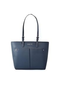 Michael Kors Blaue Kunstleder-Shopper Tasche