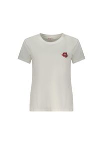 Pepe Jeans Wei&szlig;es Baumwoll-T-Shirt f&uuml;r Damen
