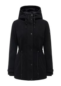 Navahoo Damen &Uuml;bergangsjacke L&auml;chelstern mit Kapuze in Wolle-Optik