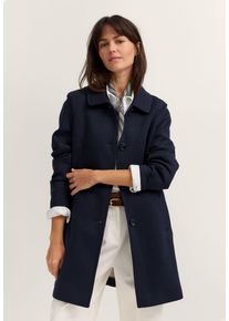 Bugatti Damen Kurzmantel aus Neopren mit Knopfleiste