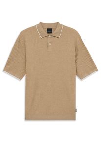 Bugatti Herren Poloshirt gestrickt in Regular Fit