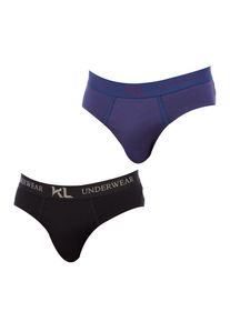 Pack-2 Basic Slips aus atmungsaktivem Stoff KLS2 f&uuml;r Herren