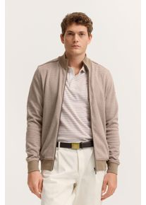 Bugatti Herren Sweatjacke im Jaquard-Design Modern Fit