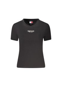 Tommy Hilfiger Schwarzes Baumwoll Damen T-Shirt