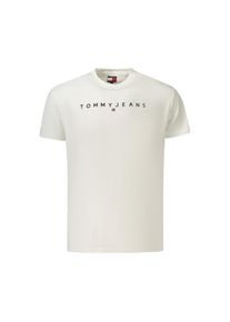 Tommy Hilfiger Wei&szlig;es Baumwoll-Herren-T-Shirt