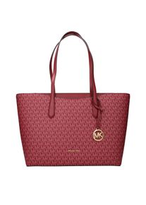 Michael Kors Rote Stoff Schultertasche