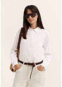 Bugatti Damen Bluse in A-Linie aus elastischer Baumwollmischung