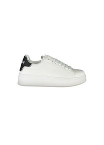 Gaelle Paris Bianco Polyurethan Damen Sneaker