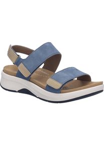 Josef Seibel Damen Sandale Estelle 04 in slate blue-kombi
