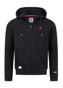 U.S. Polo Assn. Herren Sweatjacke mit Kapuze aus 100 % Baumwolle