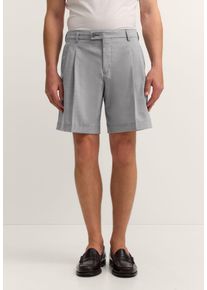 Bugatti Herren Shorts aus Woll-Baumwoll-Mix mit Struktur