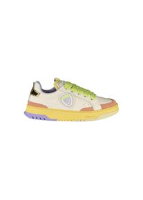 Blauer Wei&szlig;e Polyurethan Damen Sneaker