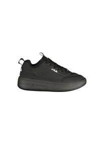 Fila schwarze Polyurethan Damen Sneaker