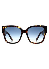 Marc Jacobs Square Damen Dunkel Havanna Blau Gradient MARC 698/S