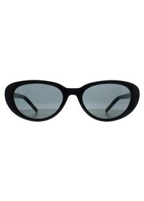 SAINT LAURENT Cat Eye Damen Gl&auml;nzend Schwarz Grau SL M154