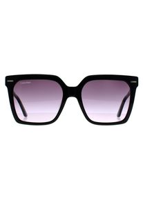 Calvin Klein Square Womens Schwarz Lila Farbverlauf CK22534S