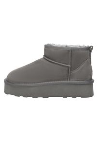 EVER AU Damen Heron Ultra Mini Plateaustiefel - Grau