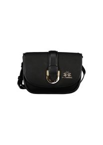 La Martina Schwarze Polyethylen-Handtasche