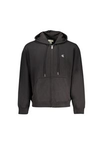 Calvin Klein Schwarzes Baumwoll-Herren Sweatshirt Hoodie