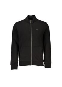 La Martina Schwarzes Baumwoll-Herren-Sweatshirt