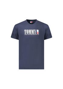 Tommy Hilfiger Blaues Baumwoll-Herren-T-Shirt