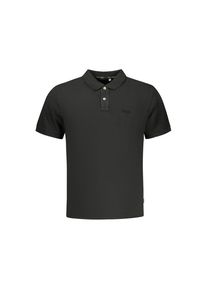 Pepe Jeans Schwarzes Baumwoll-Herren-Polohemd