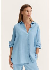 Bugatti Damen Bluse Modern Fit aus 100% Leinen
