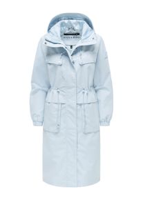 Navahoo Damen Parka &Uuml;bergangsjacke Kirschwind mit Kapuze