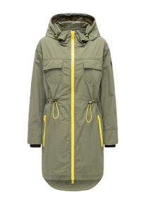 Marikoo Damen Mantel &Uuml;bergangsjacke Tr&uuml;ffelbonbon mit Kapuze