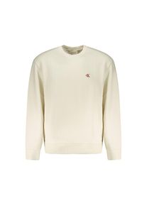 Calvin Klein Wei&szlig;es Baumwolle Herren Sweatshirt