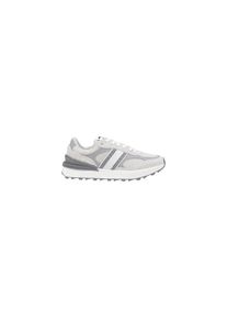 Tommy Jeans Tommy Hilfiger Jeans Graue Wildleder-Leder Sportlichen Sneakers