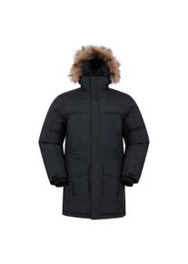Mountain Warehouse Herren Antarctic Extreme wasserdichte Daunenjacke (Holzkohle)