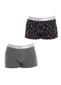 Pack-2 Atmungsaktive Stoff-Boxershorts mit anatomischer Vorderseite KL2016 Herren