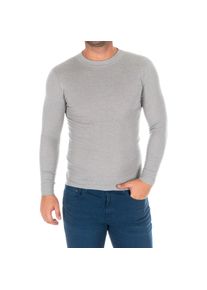 Lang&auml;rmeliges T-Shirt mit halbhohem Kragen 1625-H Herren